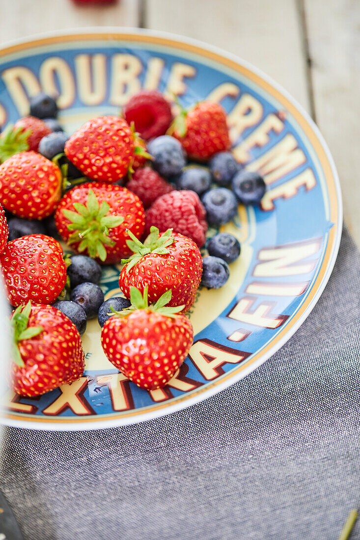 Frische Sommerbeeren