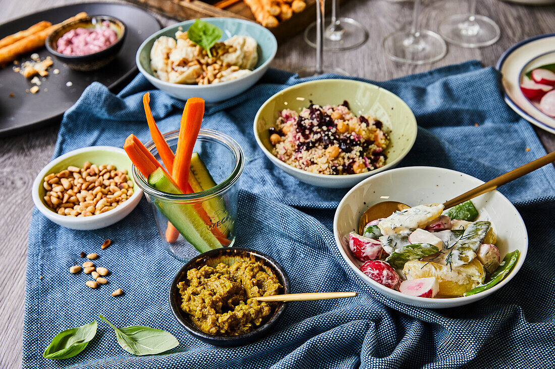 Various salads