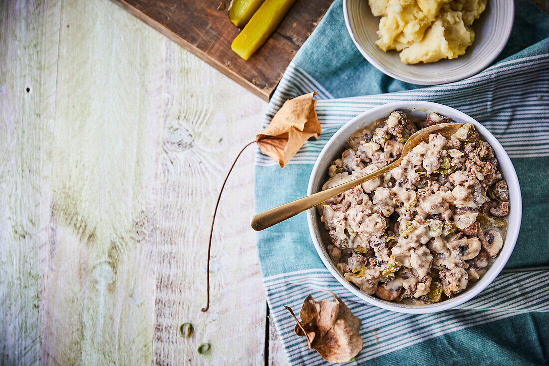 Beef Stroganoff