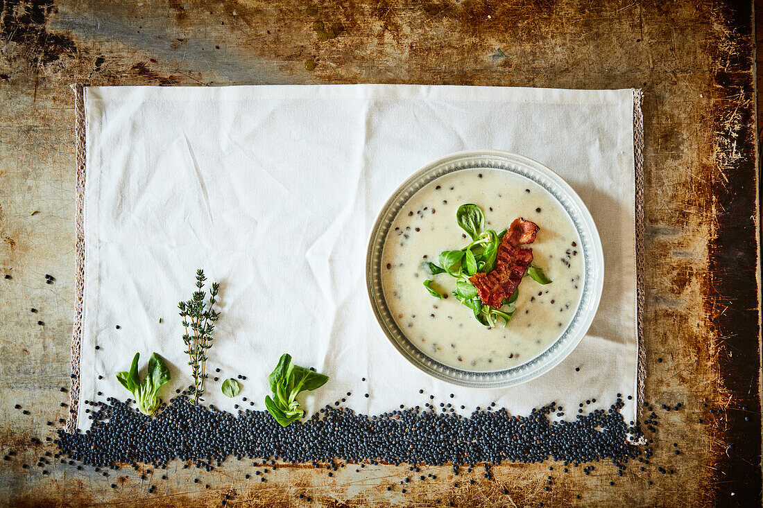 Beluga lentil soup