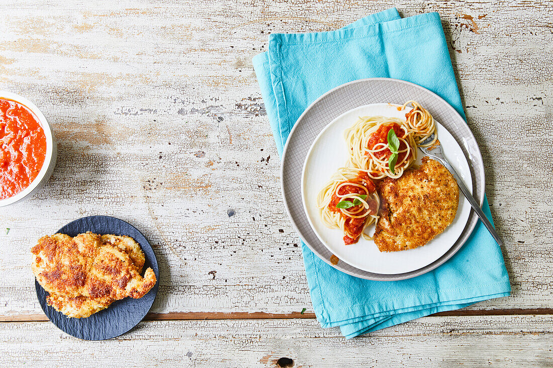 Chicken Piccata Milanese