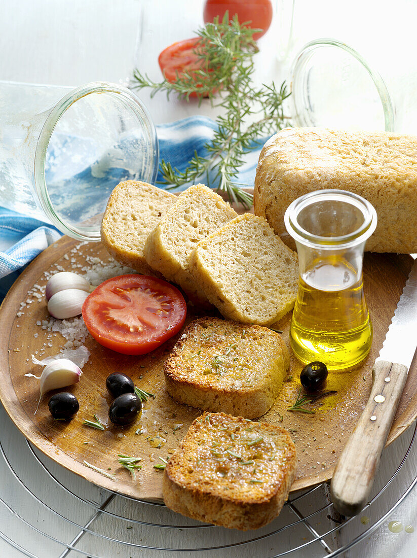 Mallorquinisches Bauernbrot aus dem Glas