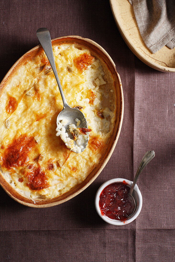 Cardamom rice pudding