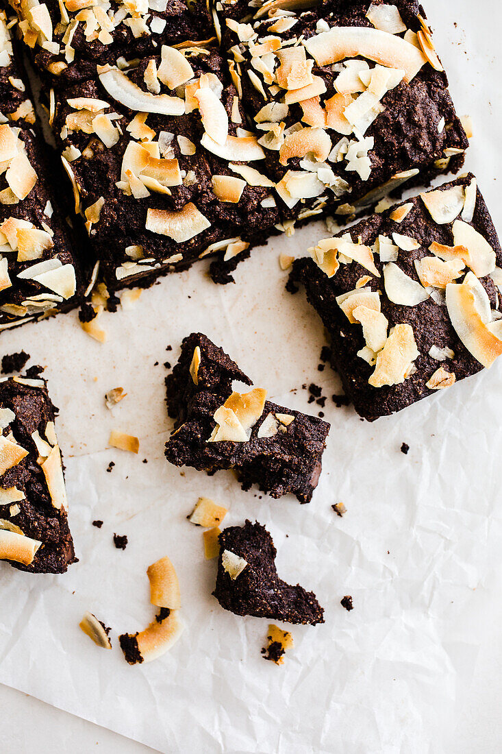 Coconut brownies