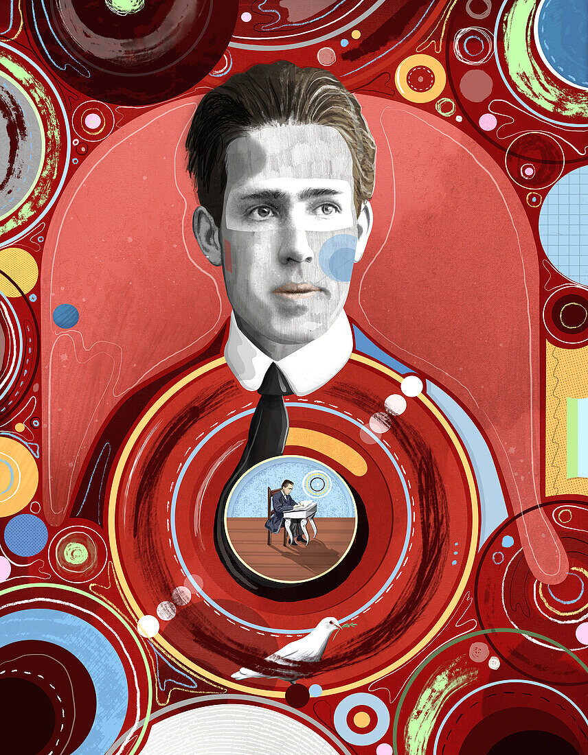 Niels Bohr, illustration