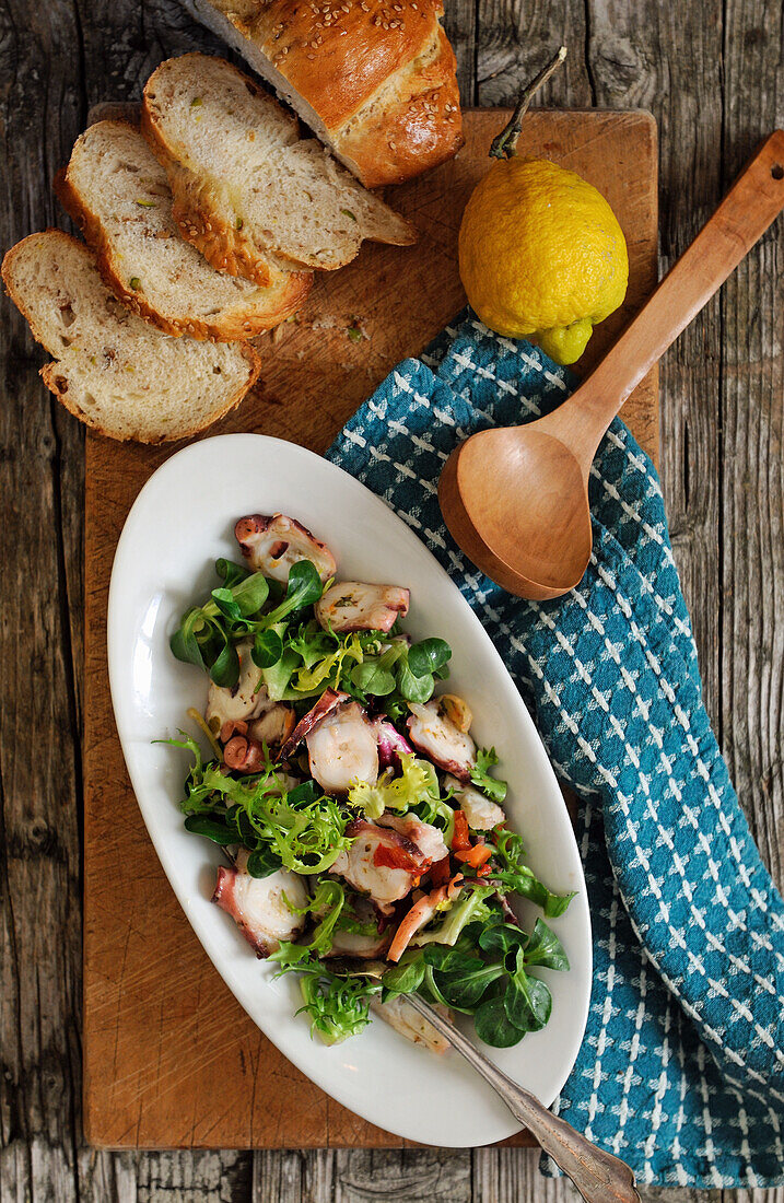 Octopus salad