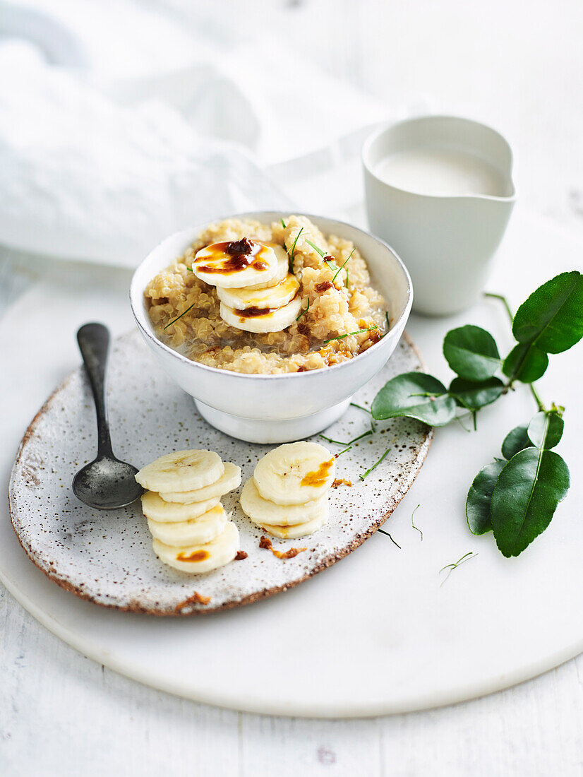 Coconut quinoa pudding