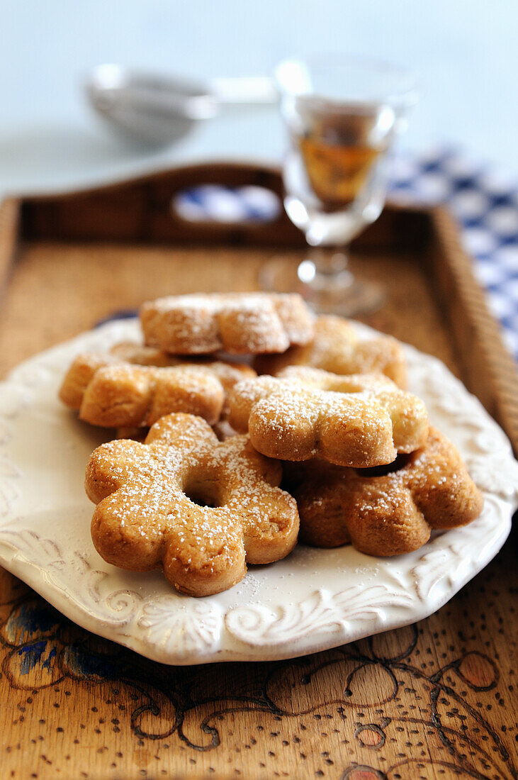 Flower biscotti