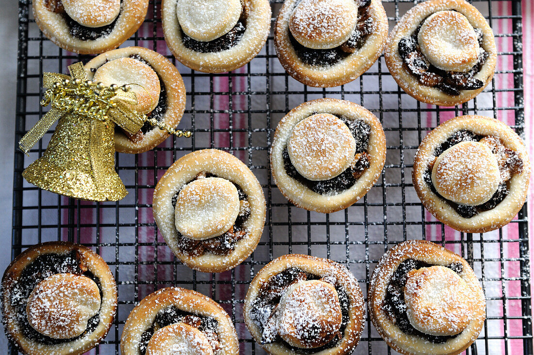 Traditional homemade mince pies