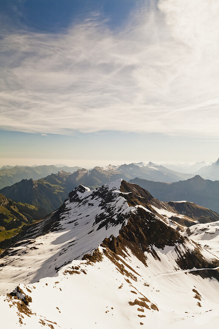 Blick vom Piz Gloria; Berner Oberland, Schweiz