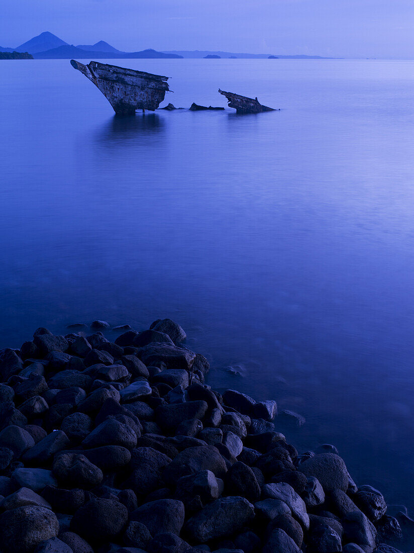 Shipwreck Off The West Coast Of Kimbe; West New Britain, Papua New Guinea