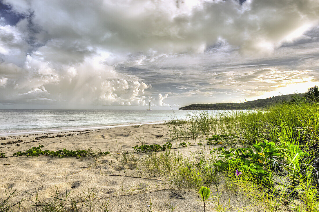 Cumulus Clouds Over Dickenson Bay; St. John's, Antigua, West Indies