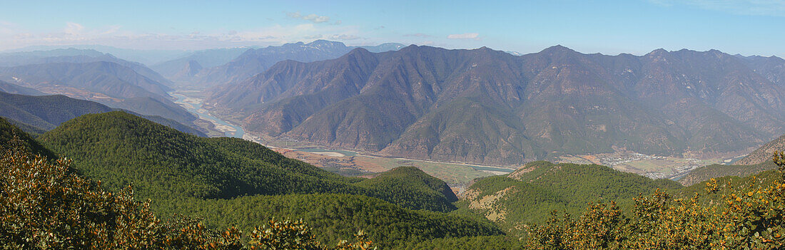 Oberer Jangtse-Fluss; Lijiang, Provinz Yunnan, China