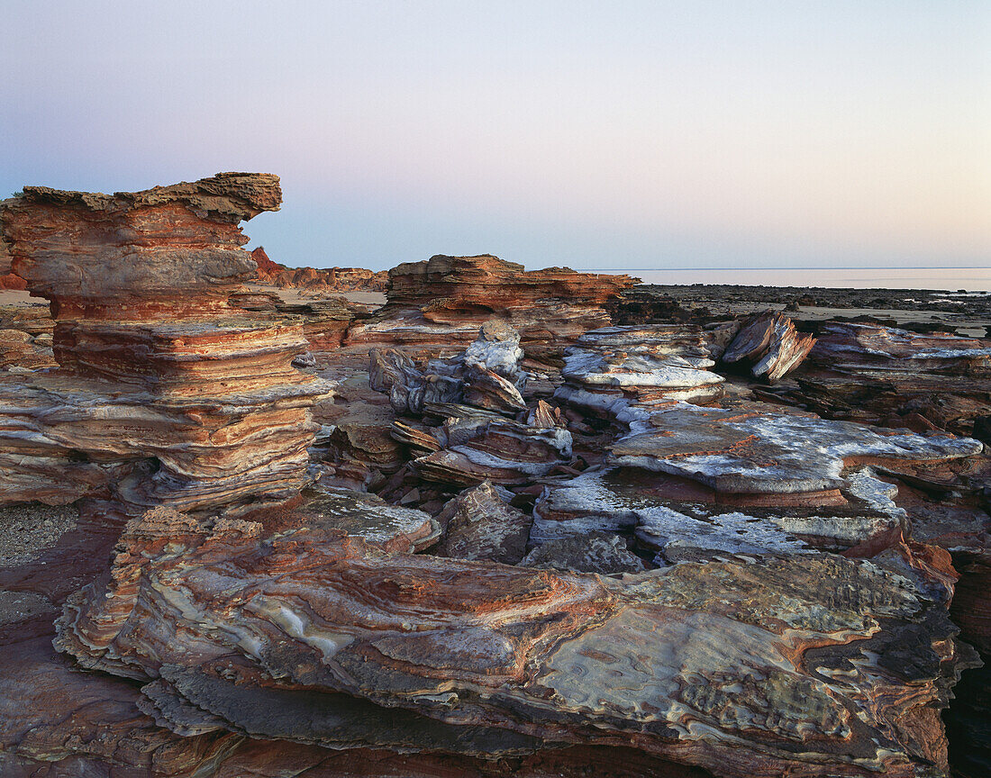 Gantheaume Point bei Sonnenuntergang; Broome, Australien