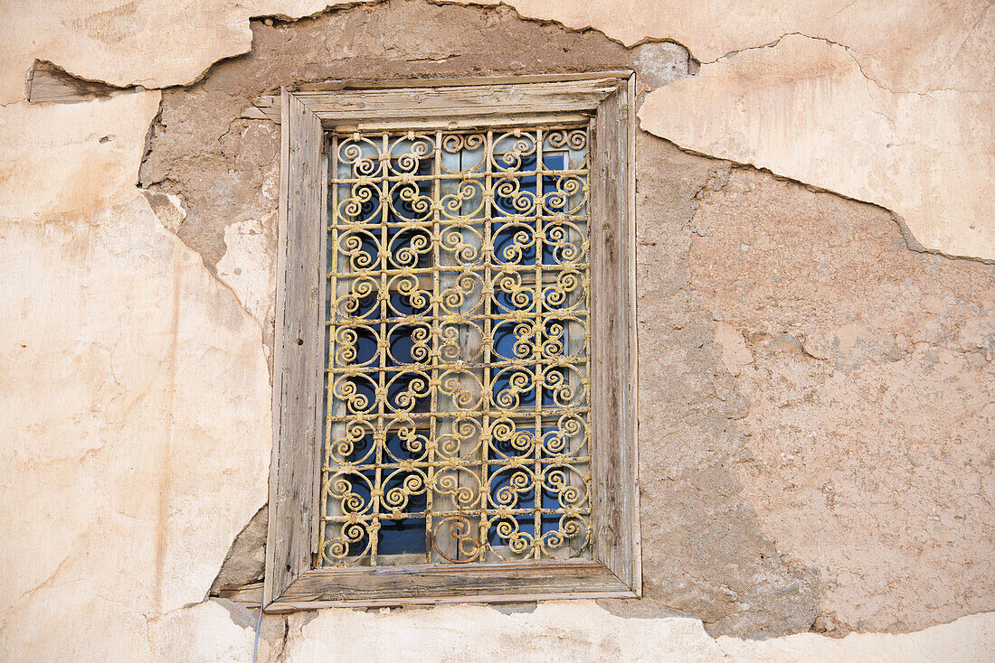 Old Window Set In Ruined Walls; Al Haouz, Morocco