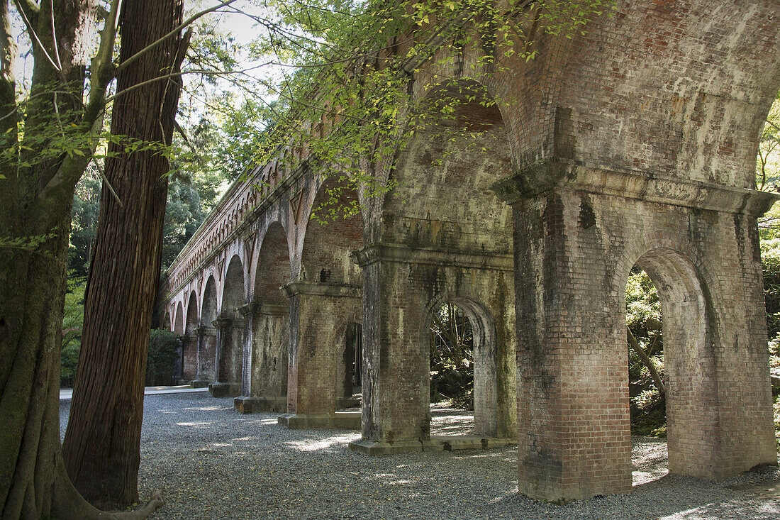 Ancient Japanese Aqueduct; Kyoto, Japan