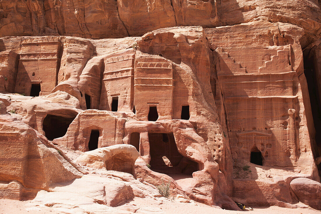 Nabataean And Roman Tombs; Petra, Jordan