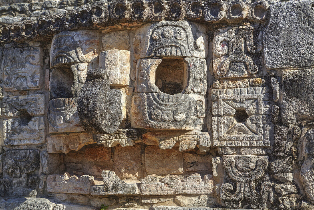 Chac Rian God, Chac Complex, Mayapan Mayan Archaeological Site; Yucatan, Mexico