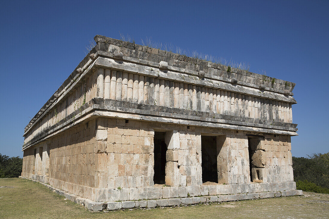 House Of The Turtles, Uxmal Mayan Archaeological Site; Yucatan, Mexico