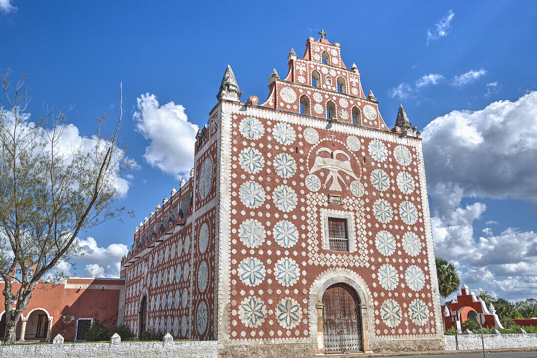 Santo Domingo De Guzman Church And Convent, Built In 1646; Uayma, Yucatan, Mexico