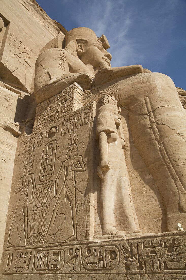 Colossus Of Ramses Ii (Top), Queen Nefertari (Bottom), Sun Temple, Abu Simbel Temples; Egypt