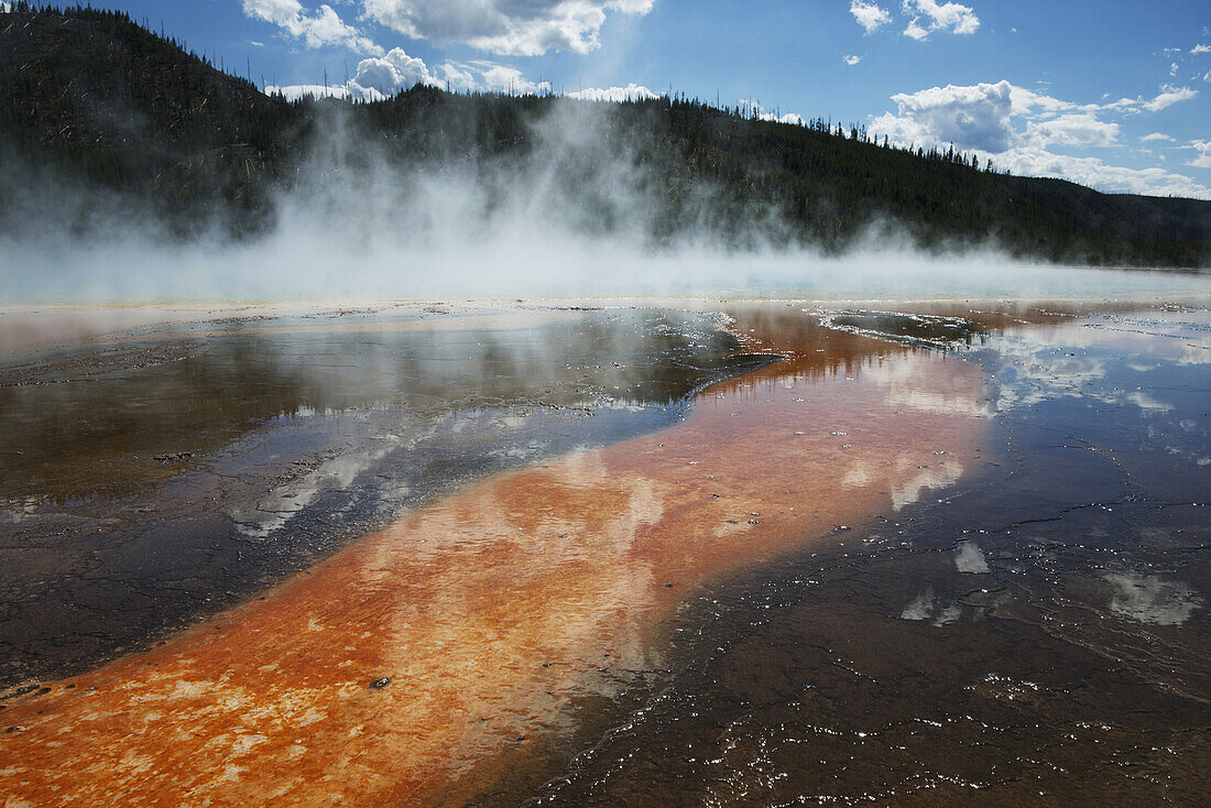 Prismatic Pools 10, Yellowstone National Park; Wyoming, United States Of America