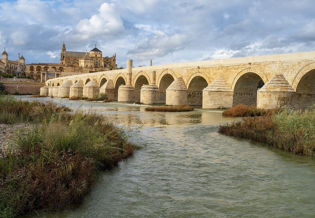 Roman Bridge Of Cordoba; Cordoba, Andalusia, Spain