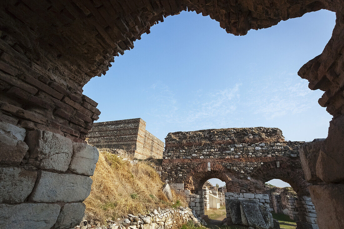 Ruins Of The Synagogue Of Sardis; Sardis, Turkey