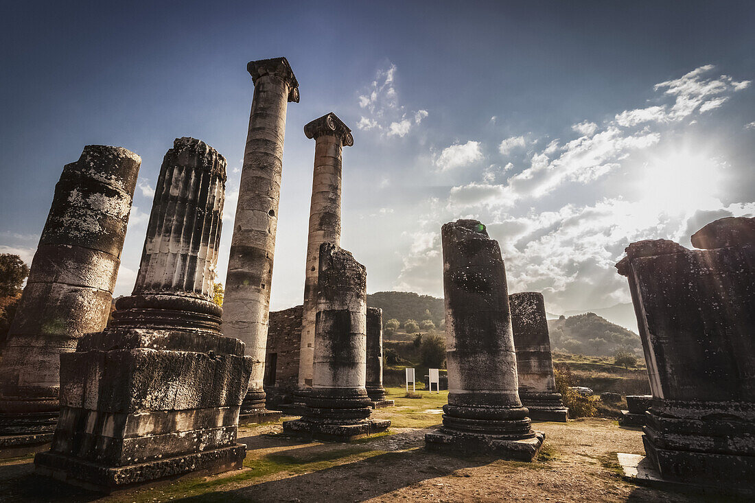 Ruins Of The Temple Of Artemis; Sardis, Turkey