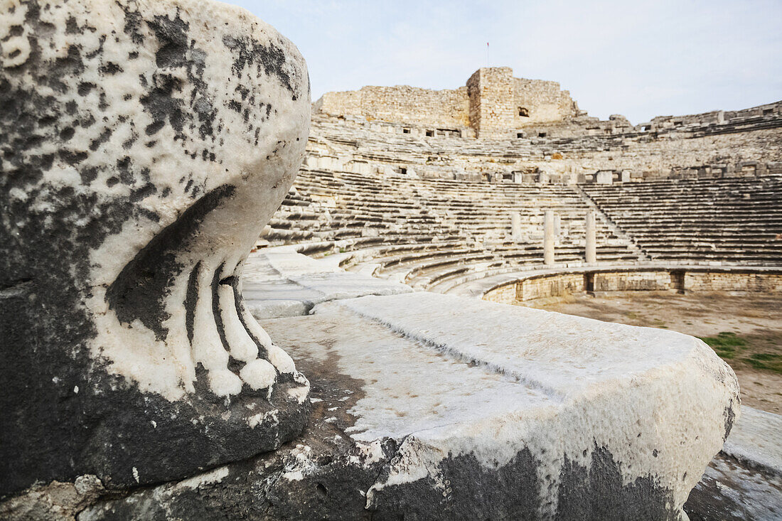 Ruinen eines Amphitheaters; Milet, Türkei