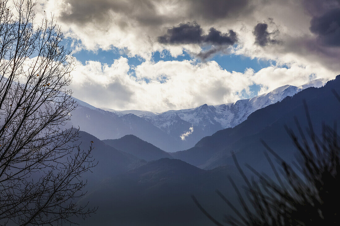 Mount Olympus, The Highest Mountain In Greece, Located In The Olympus Range On The Border Between Thessaly And Macedonia; Greece