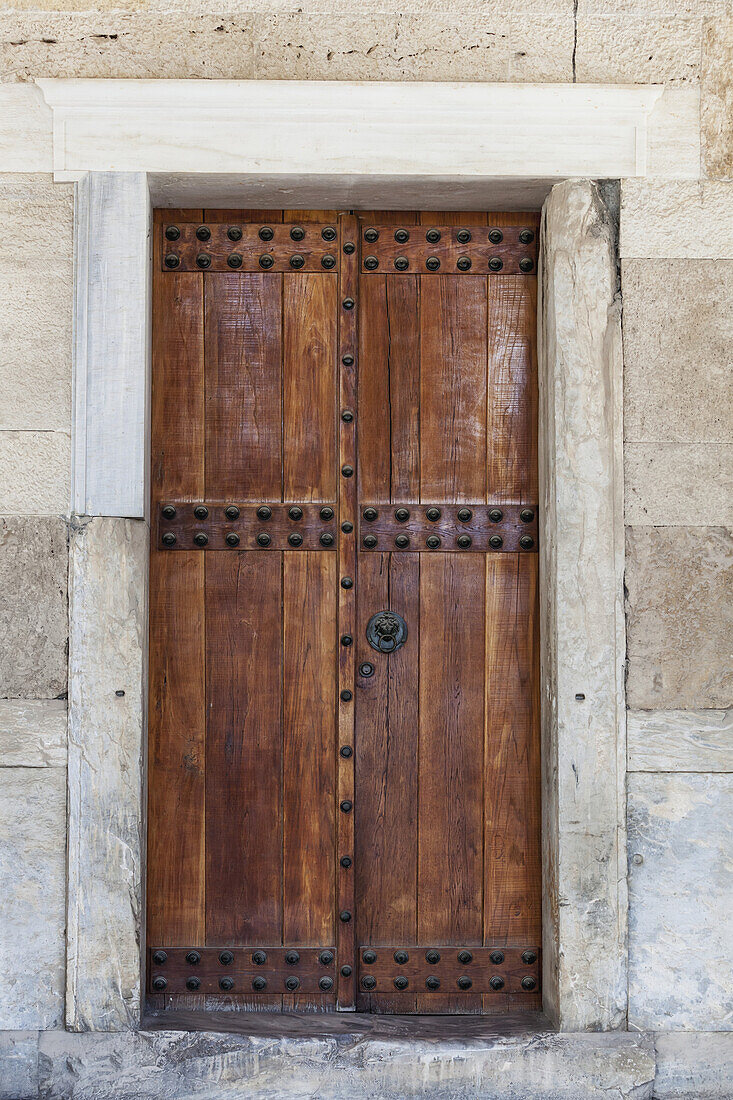 Holztür, Museum der antiken Agora; Athen, Griechenland