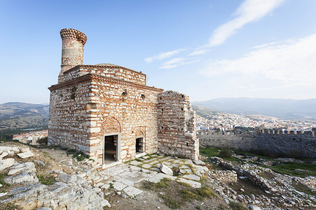 Mosque And Selcuk Castle; Ephesus, Turkey