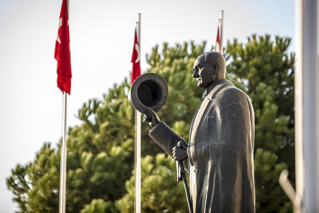 Statue Of Mustafa Kemal Ataturk, First President Of Turkey; Ephesus, Turkey