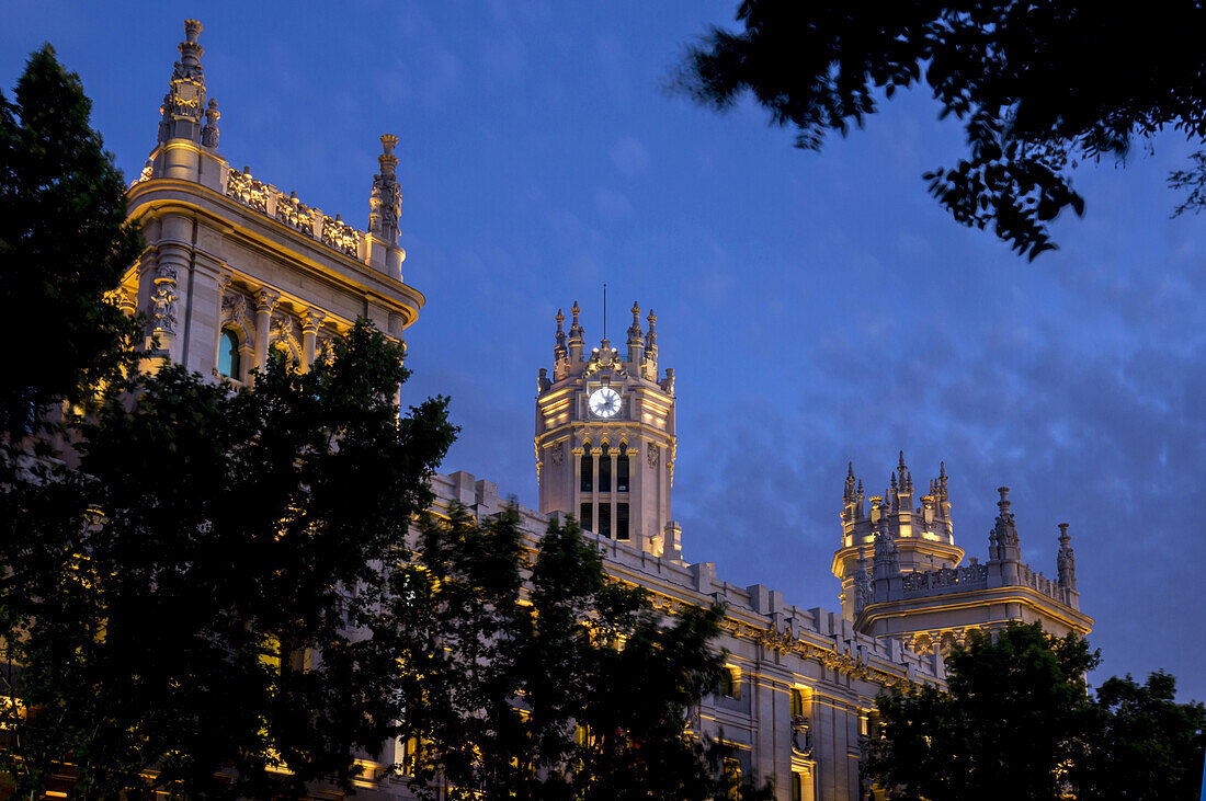 Plaza De Cibeles Palace; Madrid, Spain