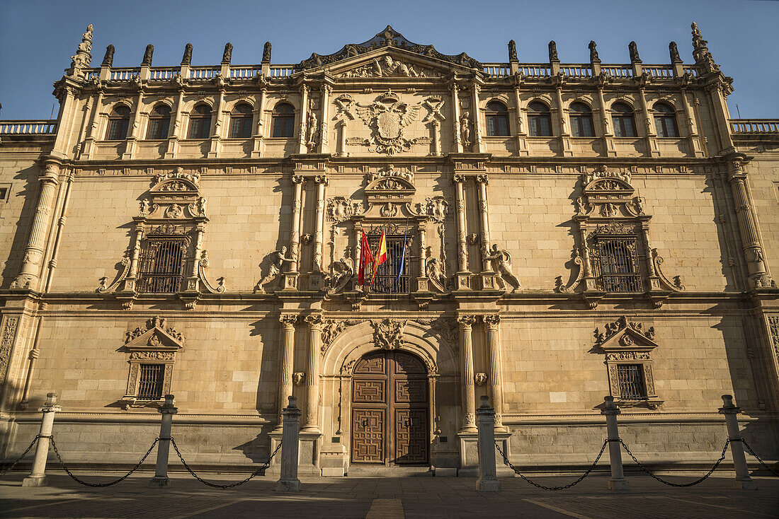 Universität Alcala, in Alcala De Henares, einer historischen und reizvollen Stadt in der Nähe von Madrid; Alcala De Henares, Spanien