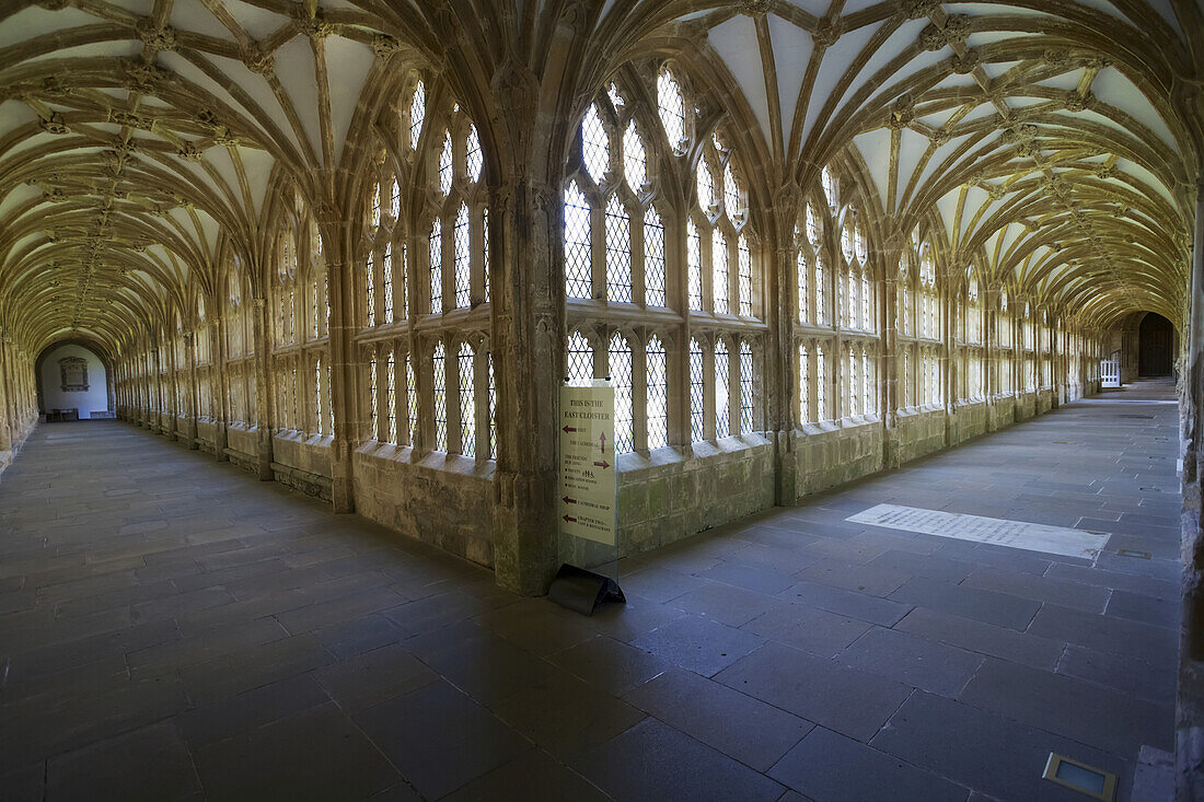 The Cloisters At Wells Cathedral, Somerset