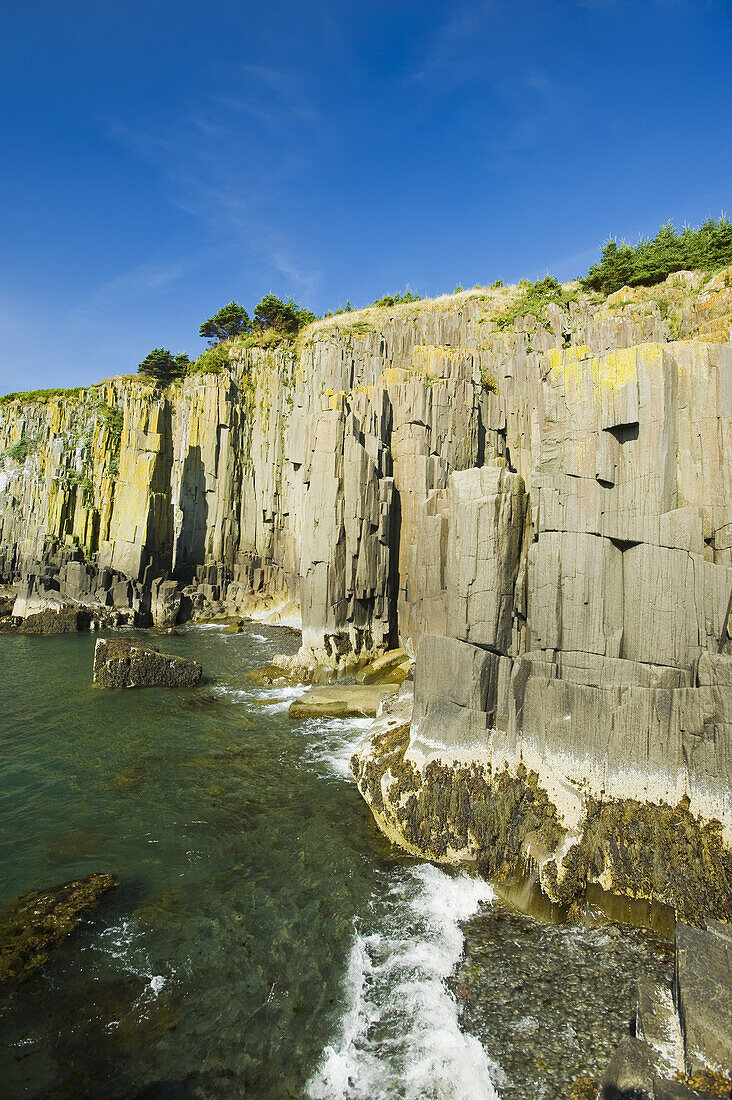 Basalt Rock Cliffs, Brier Island, Bay Of Fundy; Nova Scotia, Canada