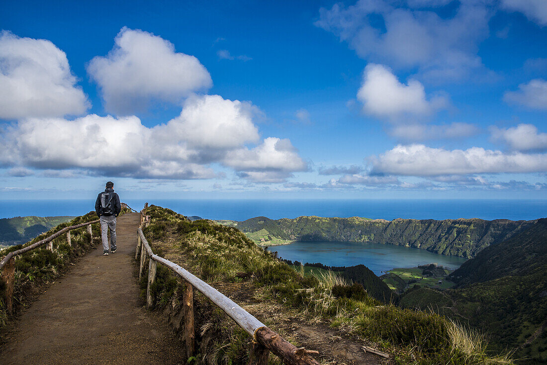 The Spectacular View From Sete Cidades; Sao Miguel, Azores, Portugal