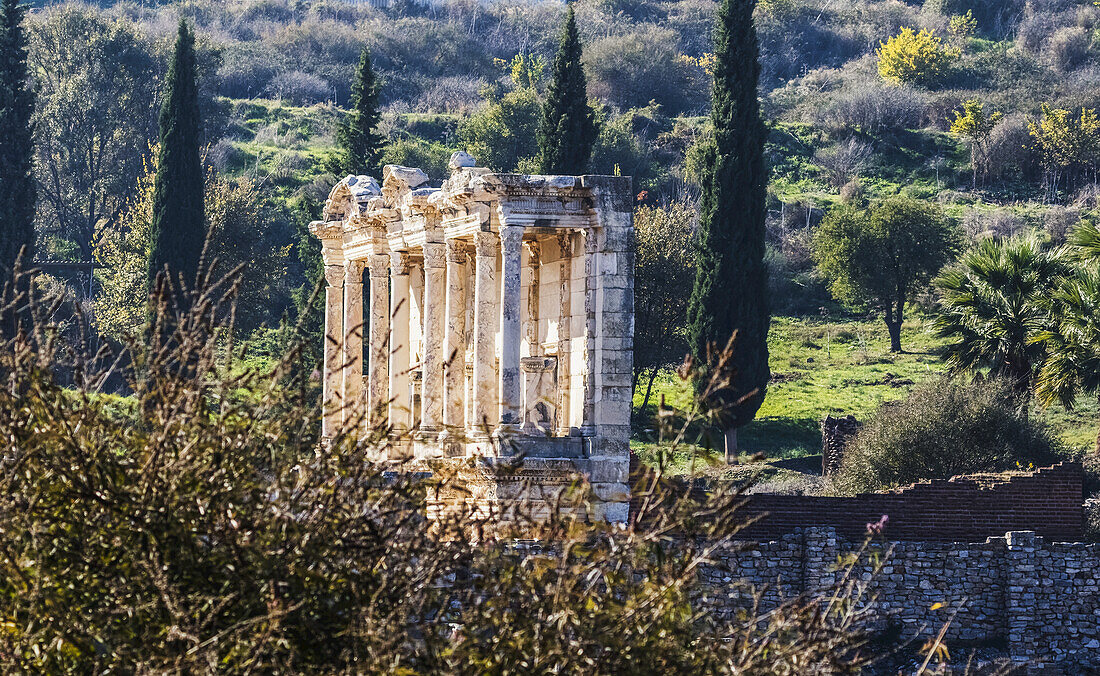 Bibliothek des Celsus; Ephesus, Izmir, Türkei
