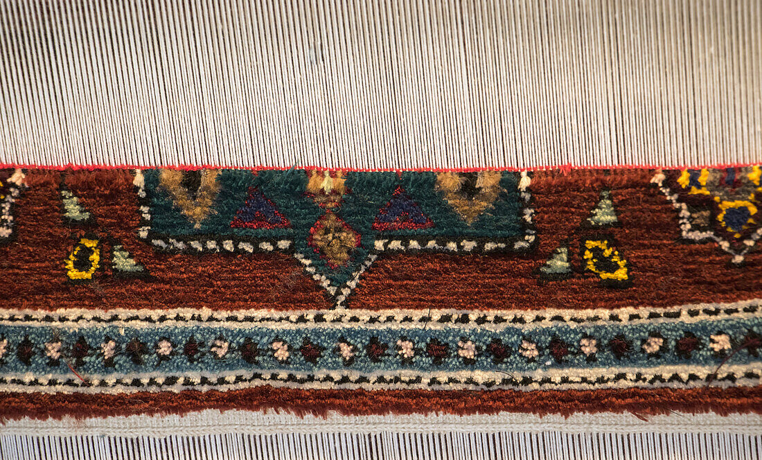 Carpet Loom On Display At The Qala Archaeological Ethnographic Museum Complex; Qala, Baku, Azerbaijan