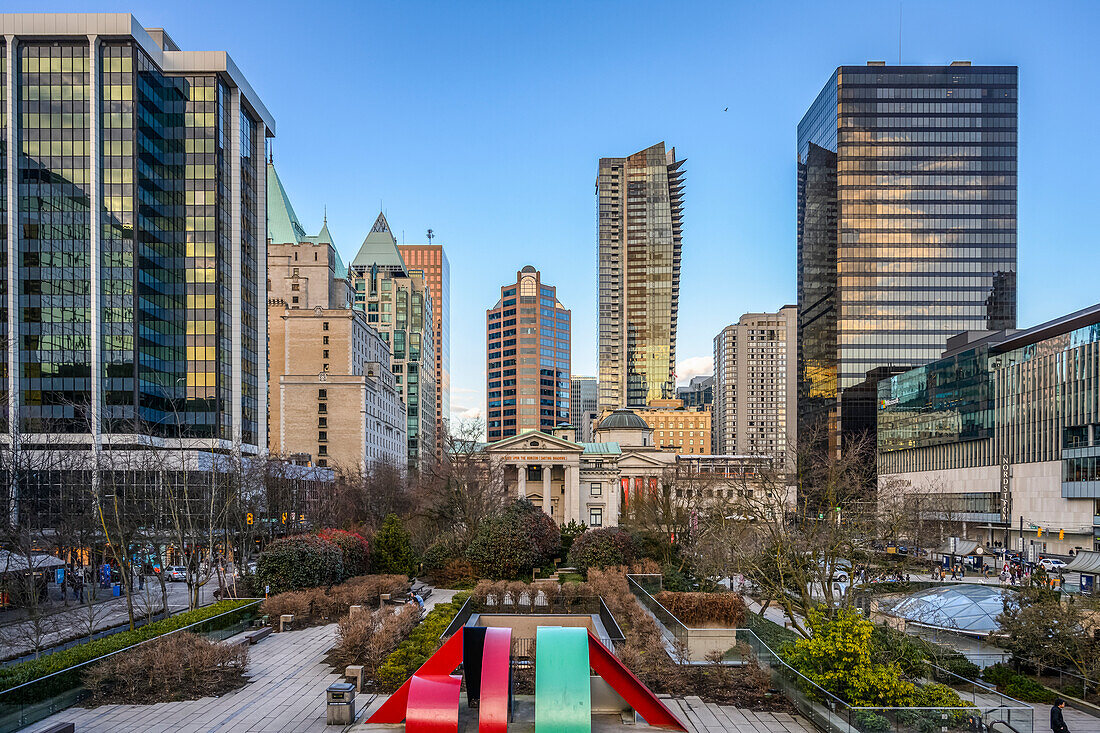 Robson Square; Vancouver, Britisch-Kolumbien, Kanada