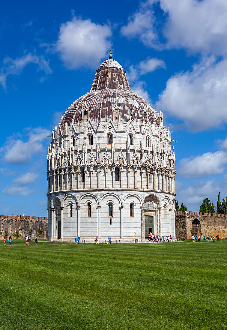 Baptisterium von Pisa, Piazza dei Miracoli; Pisa, Italien