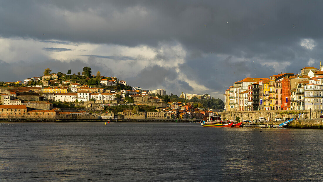 Porto's Riverside quarter on the River Douro in Northern Portugal; Ribeira, Porto, Portugal