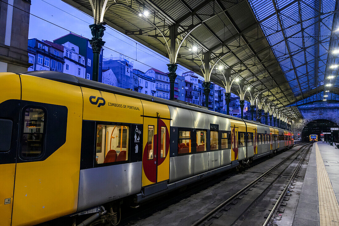 Sao Bento railway station in Northern Portugal; Porto, Portugal