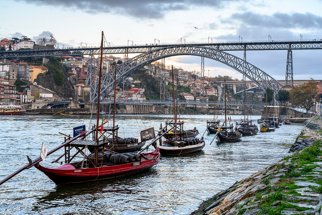 The Dom Luis I bridge; Porto, Portugal