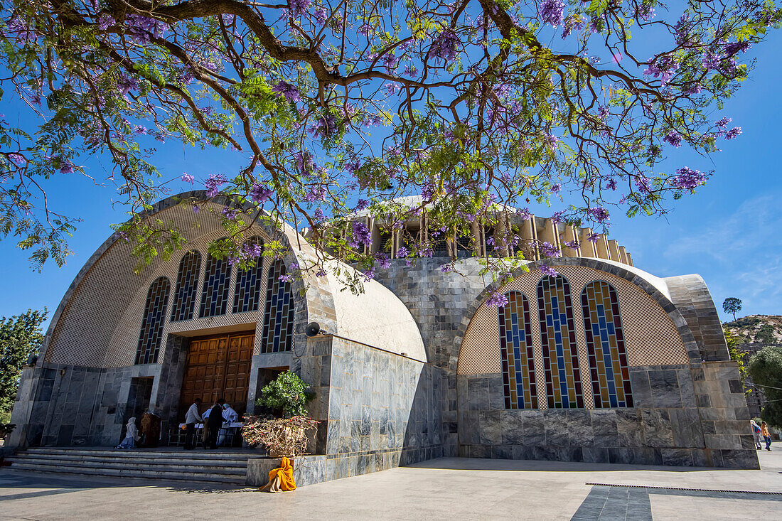 Neue Kathedrale von Tsion Maryam (Unsere Liebe Frau Maria von Zion); Axum, ETigray Region, Äthiopien