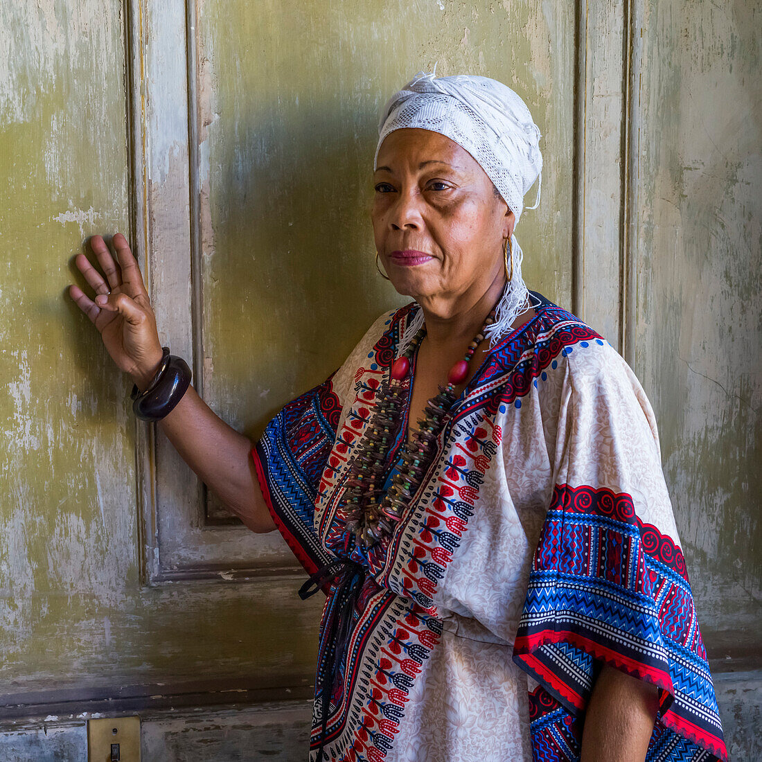Portrait of a Cuban woman; Havana, Cuba