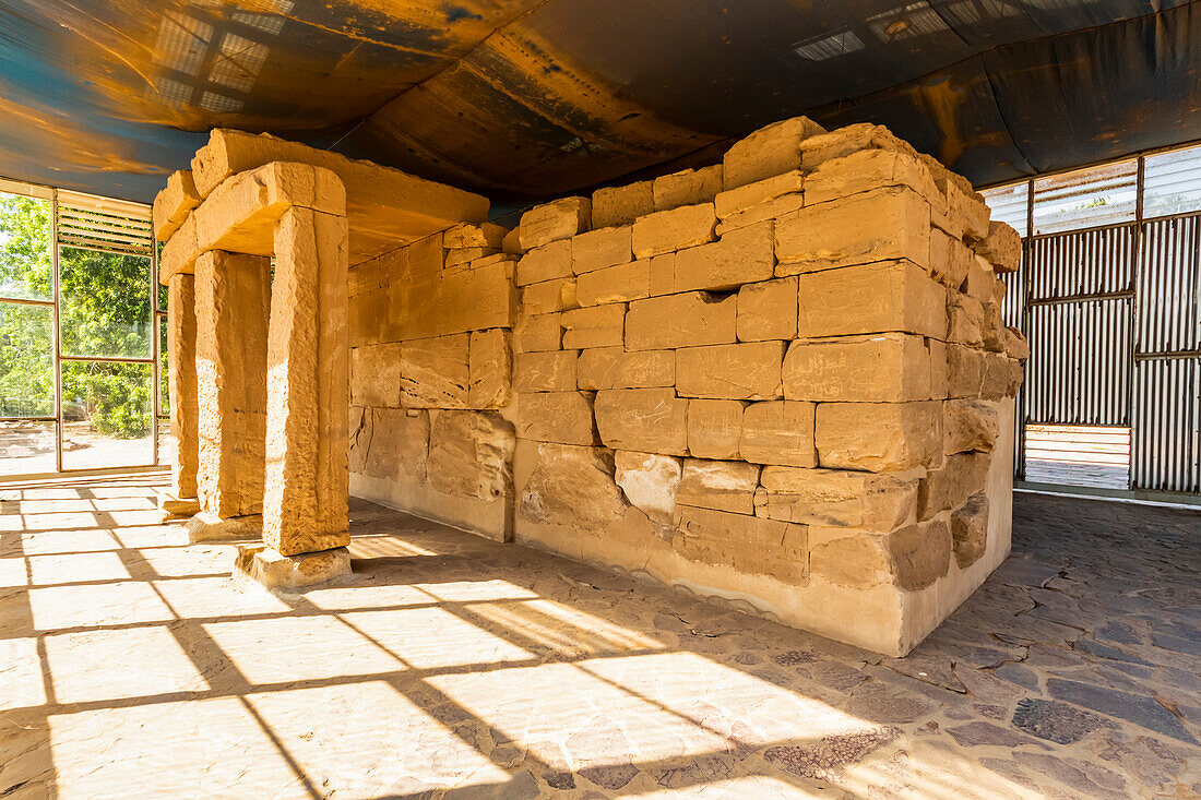 Temple of Semna-West on display at the National Museum of Sudan; Khartoum, Khartoum, Sudan