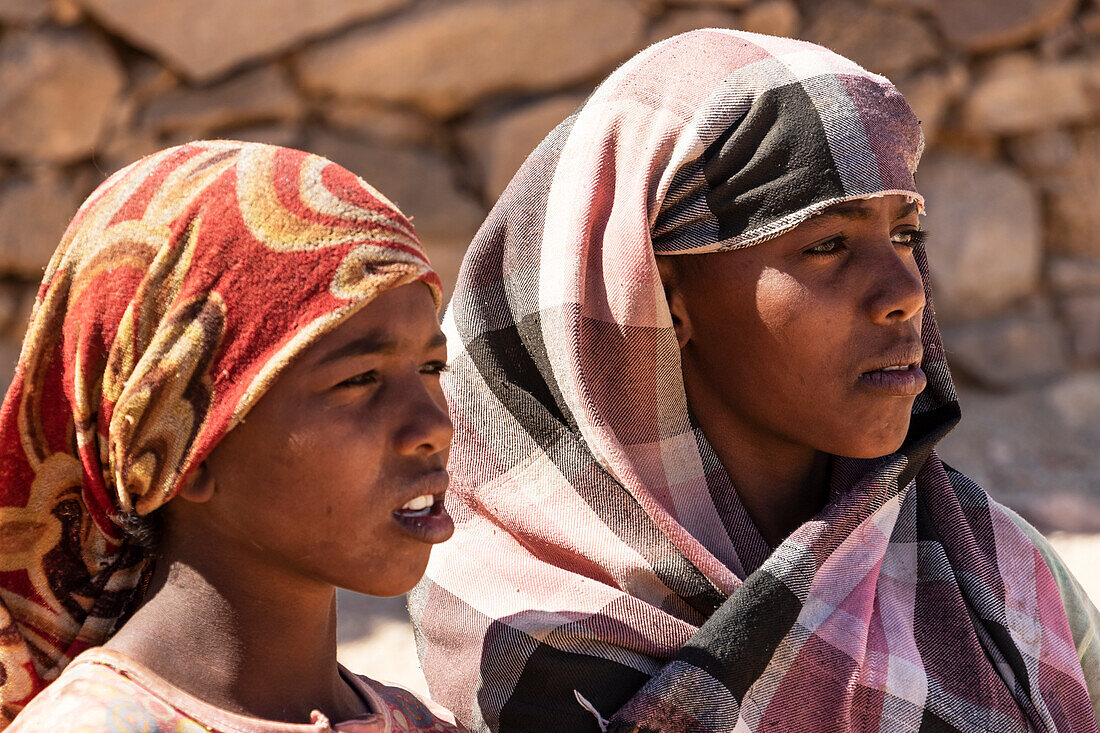Sudanese girls; Al Ghazali, Northern State, Sudan